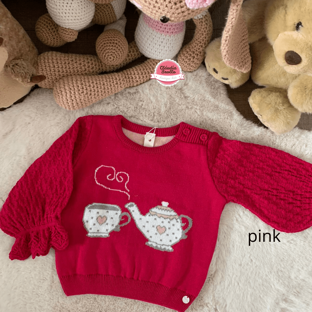 sweater larissa baby pink