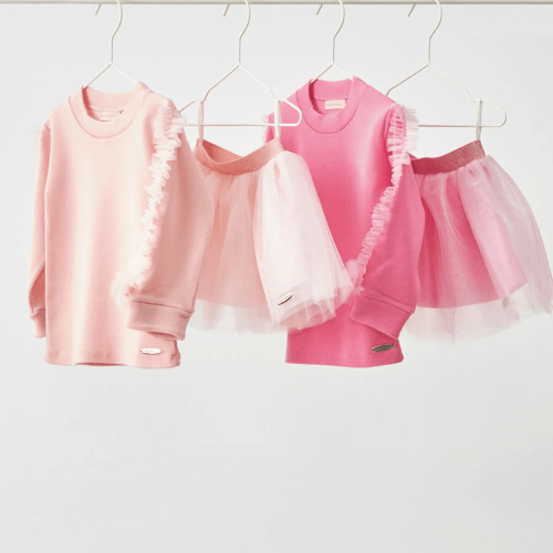 Blusa manga tule