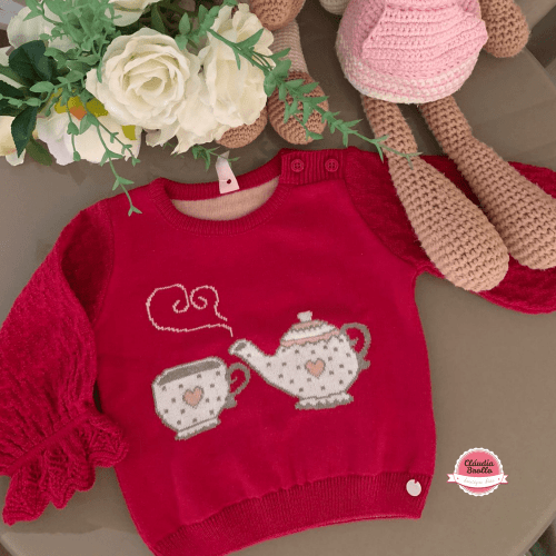 sweater larissa baby pink