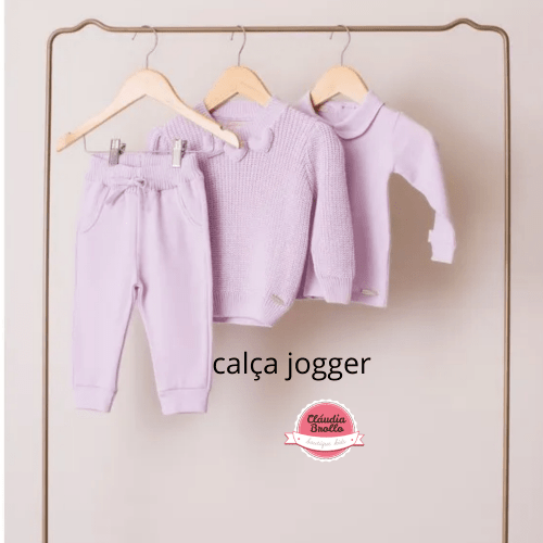 Calça Jogger lurex