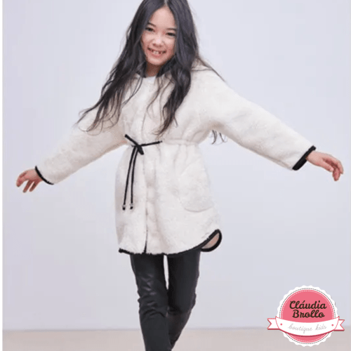 Casaco Teddy off white