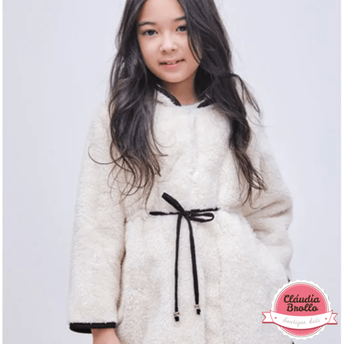 Casaco Teddy off white