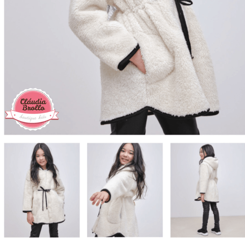 Casaco Teddy off white