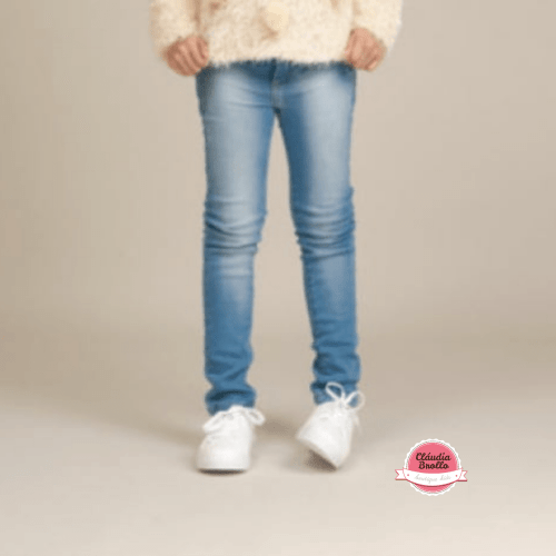 Calça básica jeans