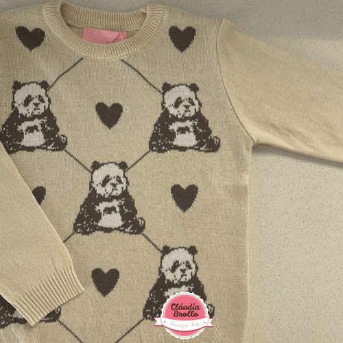 Blusa Escoces Panda