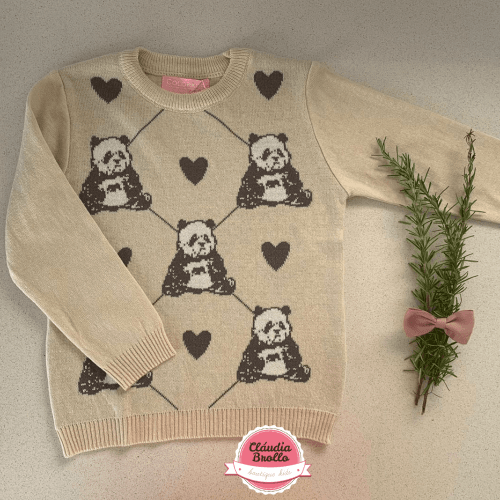 Blusa Escoces Panda